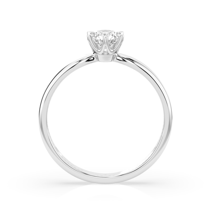Zásnubní prsten Solitaire s diamantem KB 101-10040-W-0.3