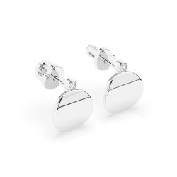 Náušnice Minimalismus s diamanty 102-10067-W-0.04 - Klenotnictví Sezam