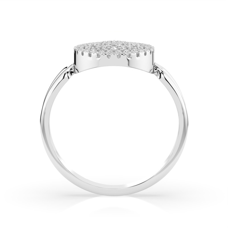 Zásnubní prsten Iluze s diamanty KB 101-10073-W-0.15