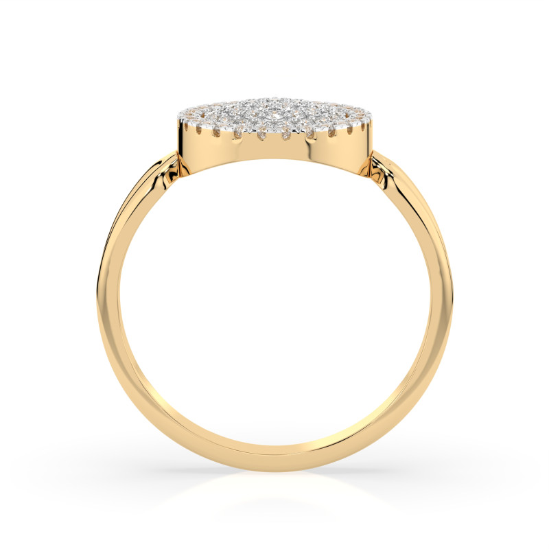 Zásnubní prsten Iluze s diamanty KB 101-10073-Y-0.15