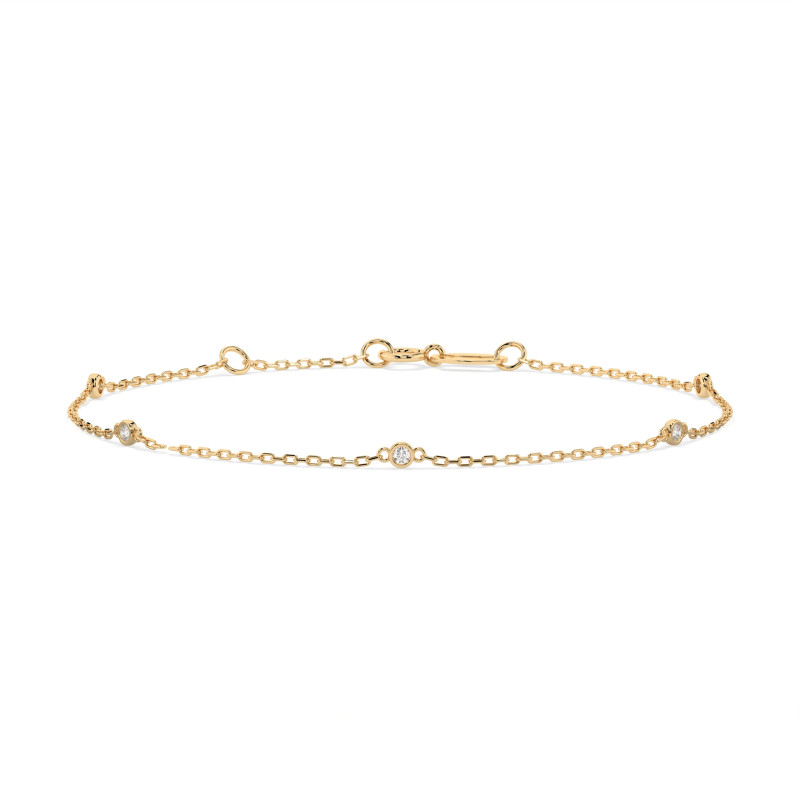 Náramek Minimalismus s diamanty 105-10008/5 | iSezam.cz