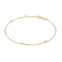 Náramek Minimalismus s diamanty 105-10008/5 | iSezam.cz