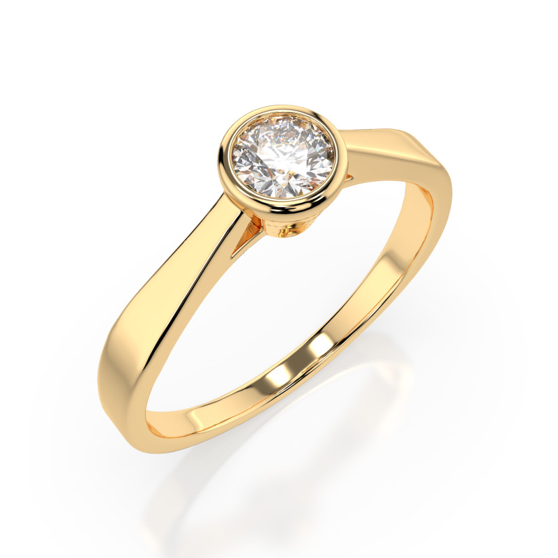 Zásnubní prsten s diamantem 0.3ct | iSezam.cz