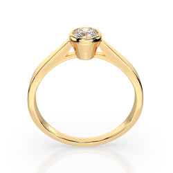 Zásnubní prsten s diamantem 0.3ct | iSezam.cz