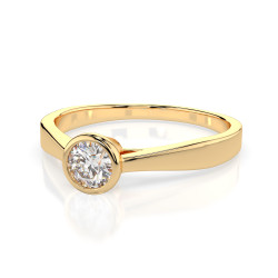 Zásnubní prsten s diamantem 0.3ct | iSezam.cz