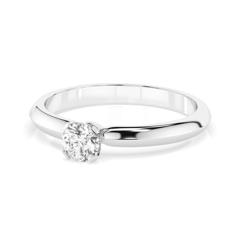 Zásnubní prsten Soliter s diamantem 101-10089-W-0.3 | iSezam.cz