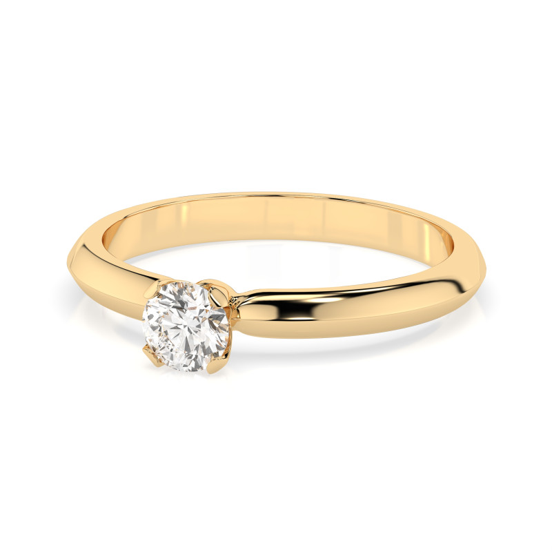 Zásnubní prsten Solitér s diamantem 0,3 ct | iSezam.cz