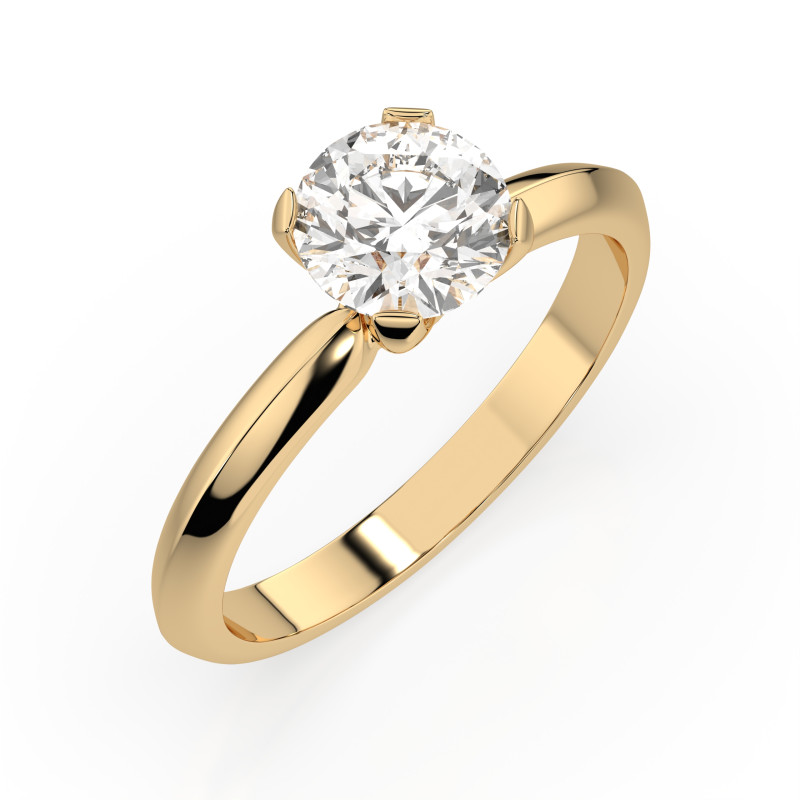 Zásnubní prsten Soliter s diamantem 101-10089-Y-1.0 | iSezam.cz