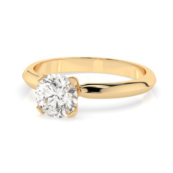 Zásnubní prsten Soliter s diamantem 101-10089-Y-1.0 | iSezam.cz