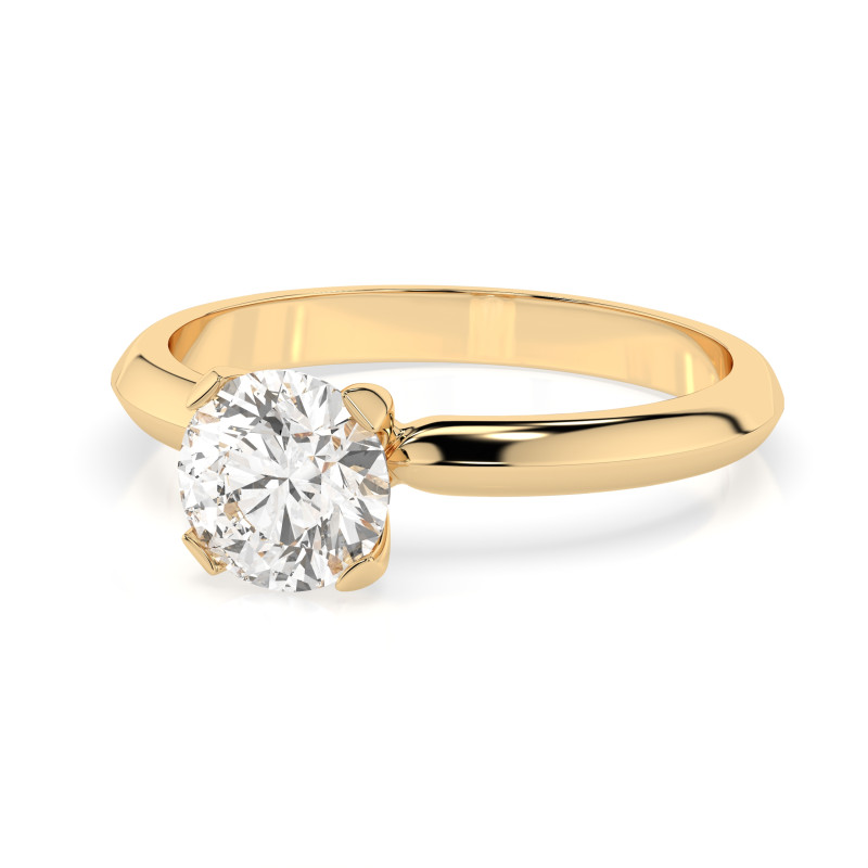 Zásnubní prsten Soliter s diamantem 101-10089-Y-1.0 | iSezam.cz