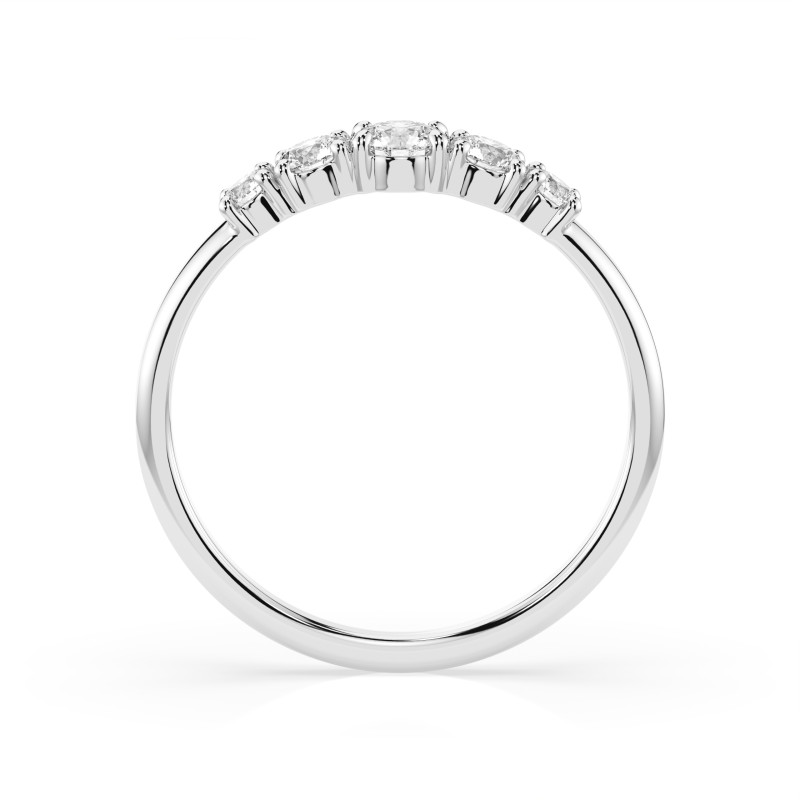 Prsten Věčnost s diamanty KB 101-10128-W-0.15