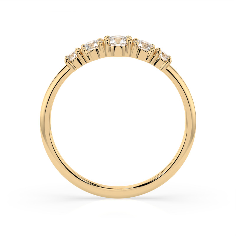 Prsten Eternity s diamanty KB 101-10128-Y-0.15