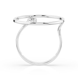 Zásnubní prsten Minimalismus s diamantem 101-10077-W-0.03 | iSezam.cz