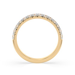 Zásnubní prsten Věčnost s diamanty 0.42 ct | iSezam.cz