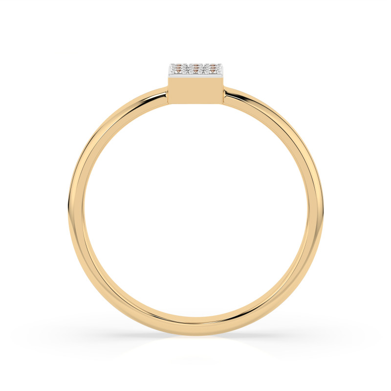 Prsten Iluze s diamanty KB 101-10063-Y-0.05