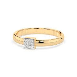 Prsten Iluze s diamanty 101-10063-Y-0.05 | iSezam.cz