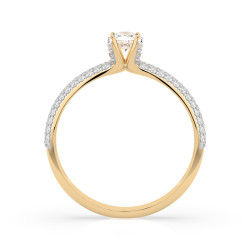 Zásnubní prsten Soliter Věčnost s diamanty 0,17ct | iSezam.cz