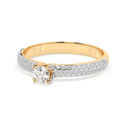Zásnubní prsten Soliter Věčnost s diamanty 0,17ct | iSezam.cz