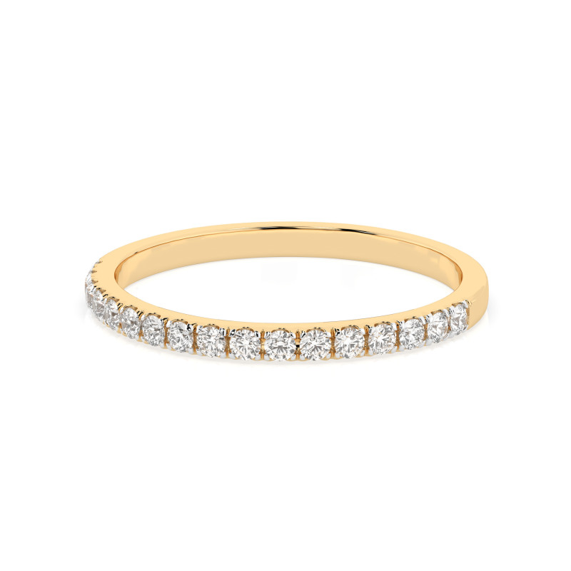Prsten Nekonečno s diamanty 101-10111-Y-0.26 - Jubiler Sezam