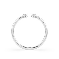 Minimalistický prsten s diamanty 101-10088-W-0.04 - Jubiler Sezam