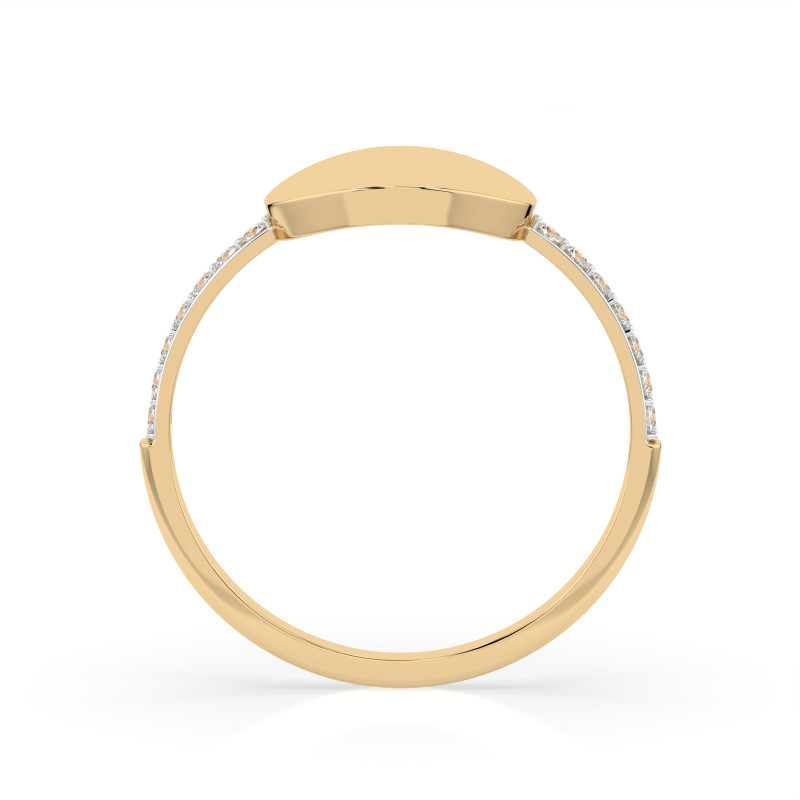 Prsten Minimalismus s diamanty KB 101-10067-Y-0.14