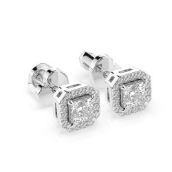Náušnice Soliter Věčnost s diamanty 102-10115PR-W-0.34