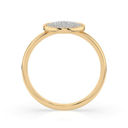 Zásnubní prsten Iluze se 3 diamanty 0.23ct | Zlatý prsten 585 | iSezam.cz