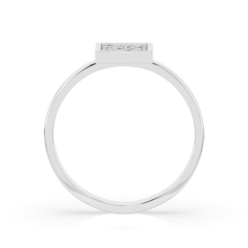 Prsten Iluze s diamanty KB 101-10059-W-0.07