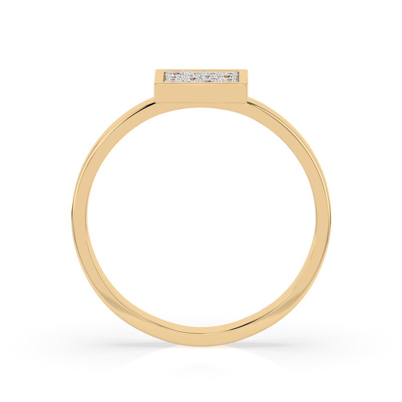 Zásnubní prsten Iluze s diamanty KB 101-10059-Y-0.07