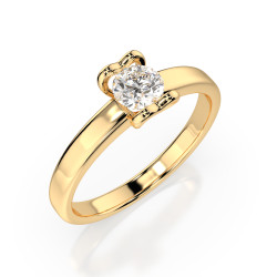 Zásnubní prsten Soliter s diamantem 0,3 ct | iSezam.cz