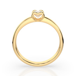 Zásnubní prsten Soliter s diamantem 0,3 ct | iSezam.cz