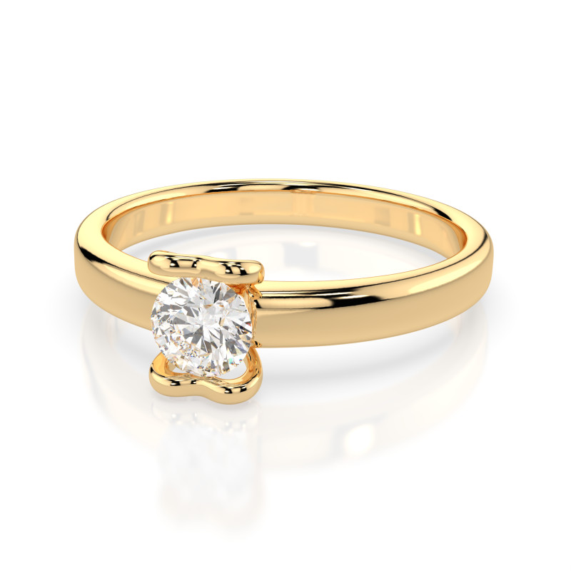 Zásnubní prsten Soliter s diamantem 0,3 ct | iSezam.cz