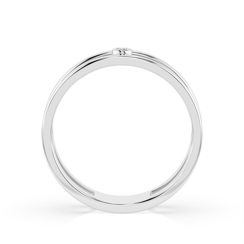 Zásnubní prsten Minimalismus s diamantem KB 101-10064-W-0.02