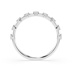 Prsten Eternity s diamanty 101-10145-W-0.18 - Jubiler Sezam