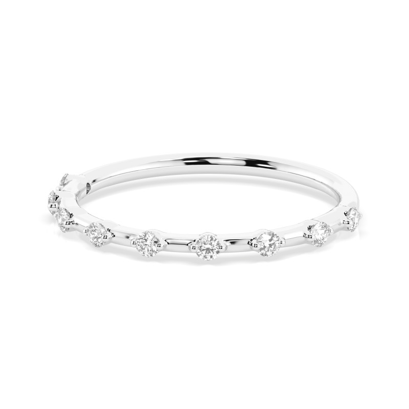 Prsten Eternity s diamanty 101-10145-W-0.18 - Jubiler Sezam