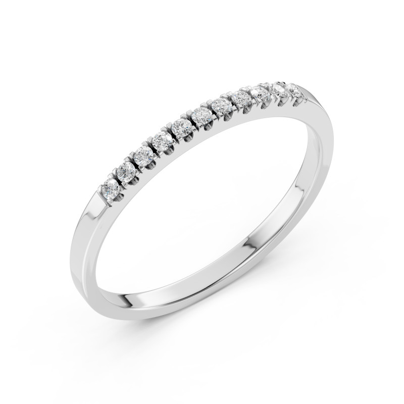 Prsten Eternity s diamanty 101-10109-W-0.11 | iSezam.cz