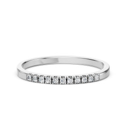 Prsten Eternity s diamanty 101-10109-W-0.11 | iSezam.cz
