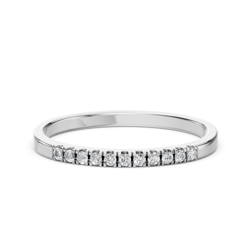 Prsten Eternity s diamanty 101-10109-W-0.11 | iSezam.cz