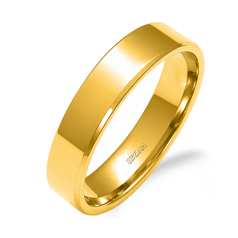 Objevte elegantní snubní prsteny ze zlata ryzosti 585 v obchodě Jubiler Sezam. Minimalistický design, hladký leštěný povrch a po