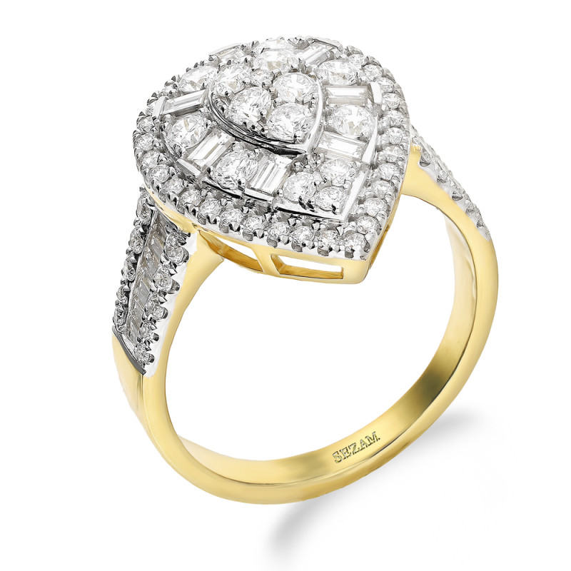Zásnubní prsten z kolekce WIKTORII s diamanty 1,70 ct