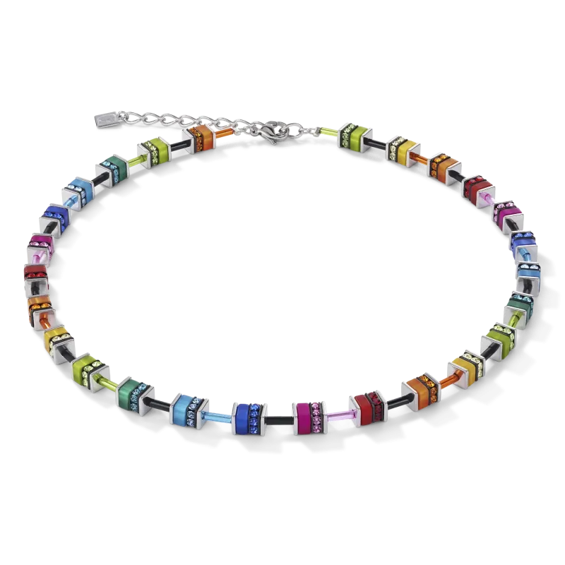 Náhrdelník Coeur de Lion GeoCUBE Multicolour | iSezam.cz