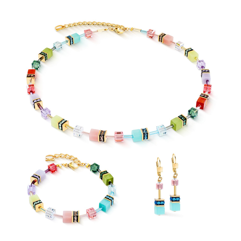 Bransoletka stalowa Coeur de Lion Multicolour z kryształami Swarovski 2838301584