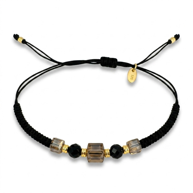 Bransoletka Ribbon Swarovski, spinel, srebro 925