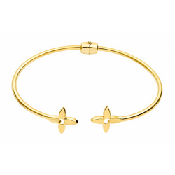 Zlatý Bangle Náramek Čtyřlístky ryzost 375 - Jubiler Sezam