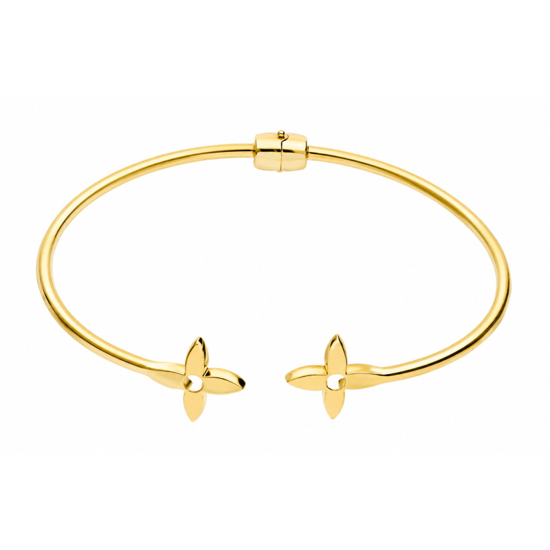 Bangle náramek s čtyřlístky LP 18K50-BNG0004-Y ryzost 375