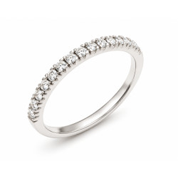 Prsten z bílého zlata s zirkony Rings ryzost 585 | iSezam.cz