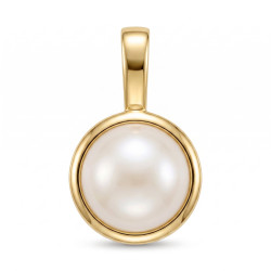 Zawieszka perła biała 8mm gł.oprawal zam. OS 96-0553-8 próba 585