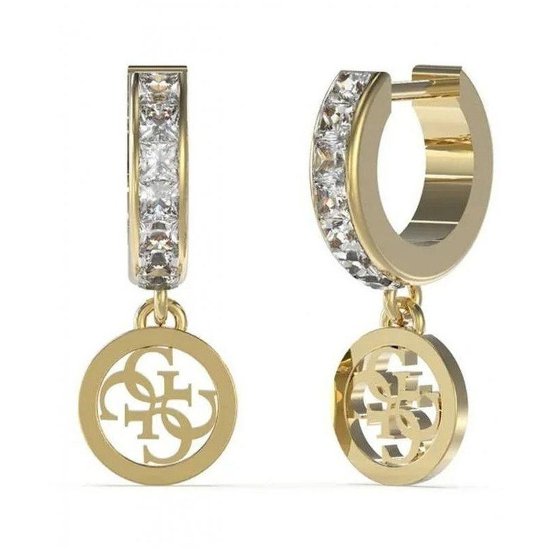 Kolczyki GUESS Huggie Me GZ JUBE03147JWYG Stal