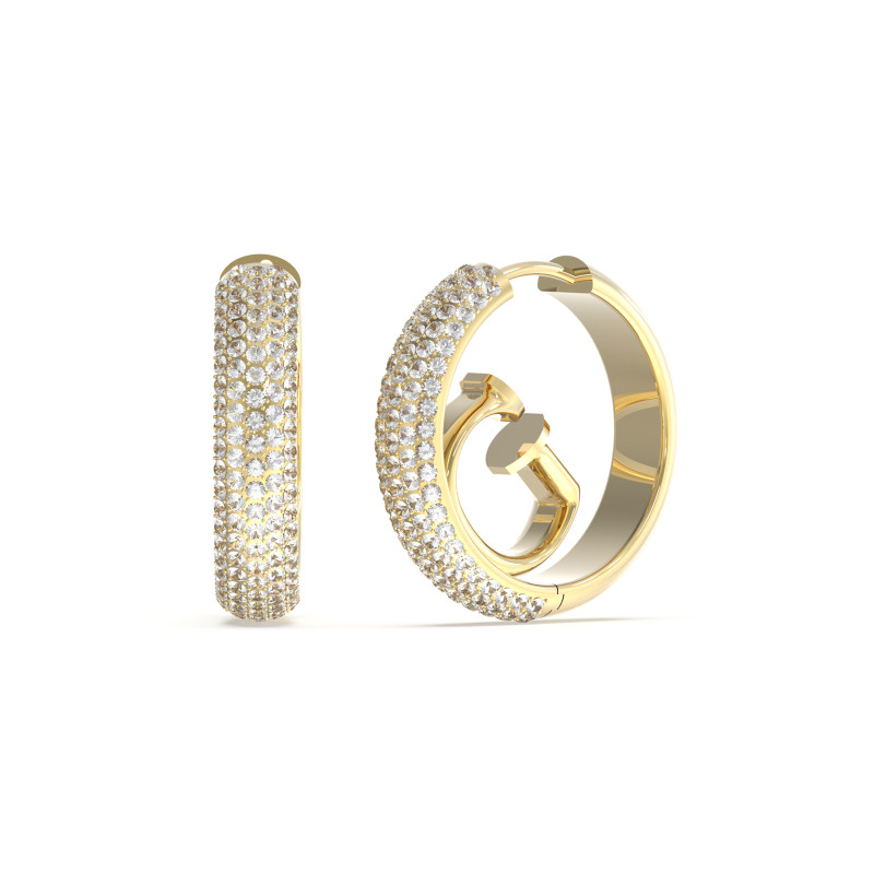 Kolczyki GUESS Crazy Earrings GZ JUBE03299JWYG Stal