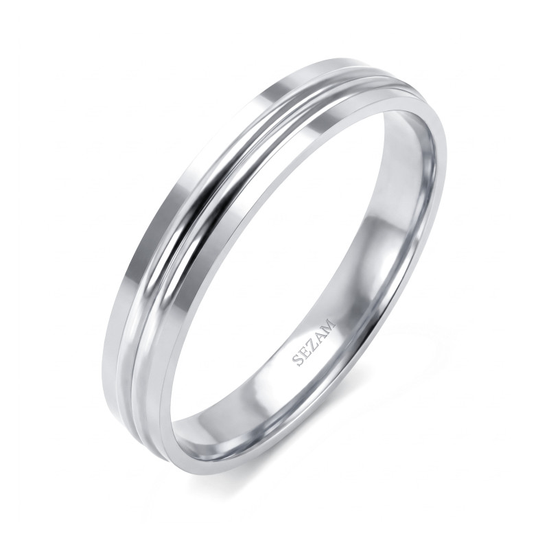 Snubní prsten zlatý personalizovaný minimalistický SEZ-ST-250